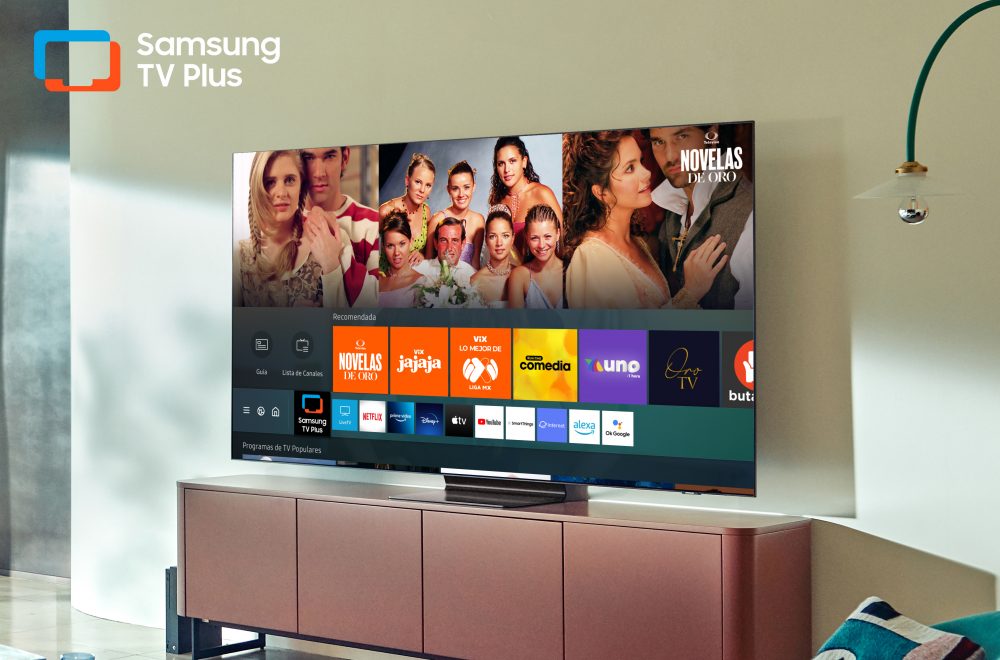 Samsung TV Plus refuerza su oferta de contenidos en español con nuevos canales premium de ViX