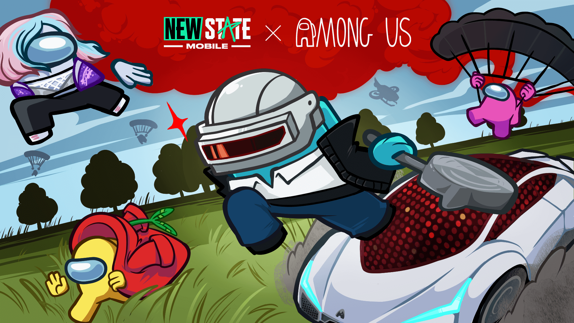 ¡Los impostores están entre nosotros! NEW STATE MOBILE anuncia una nueva colaboración con Among US