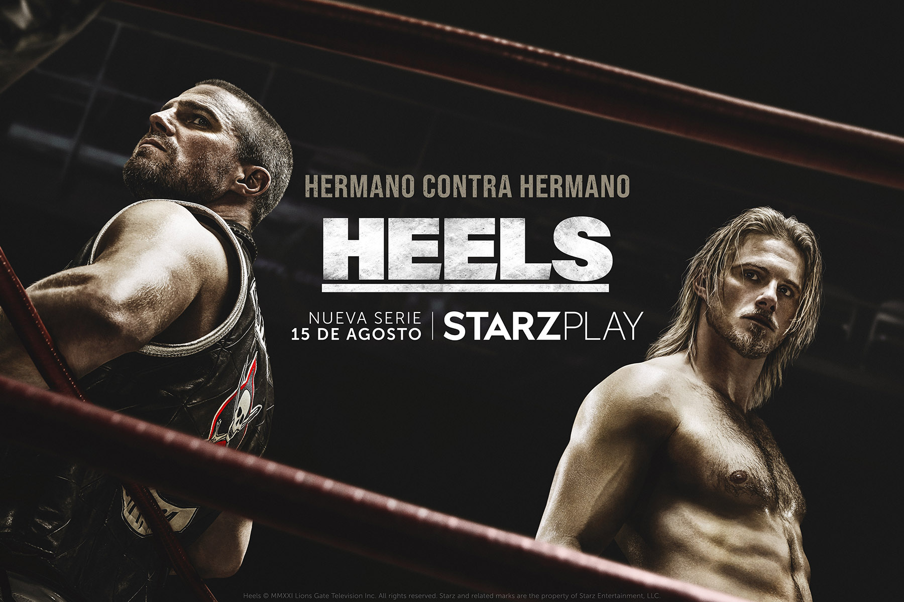 Starzplay lanza el trailer y poster de la serie Heels, un drama de lucha libre que se estrenará este 15 de agosto
