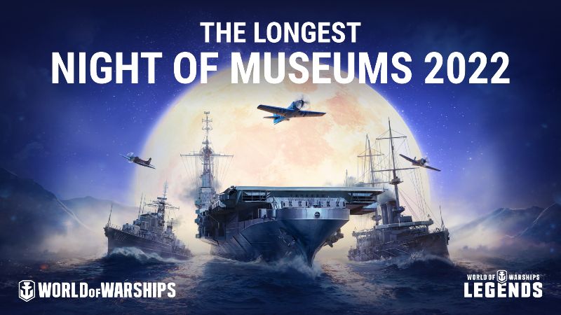 World of Warships apoya la red mundial de museos navales  con el segundo año de La Noche Más Larga de los Museos