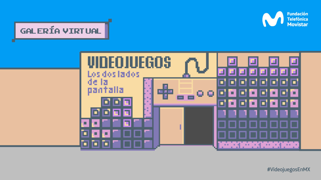 Llega a cdmx la exposición videojuegos. los dos lados de la pantalla, una mirada entre el mundo físico y el virtual de los videojuegos, de la mano de Fundación Telefónica Movistar México