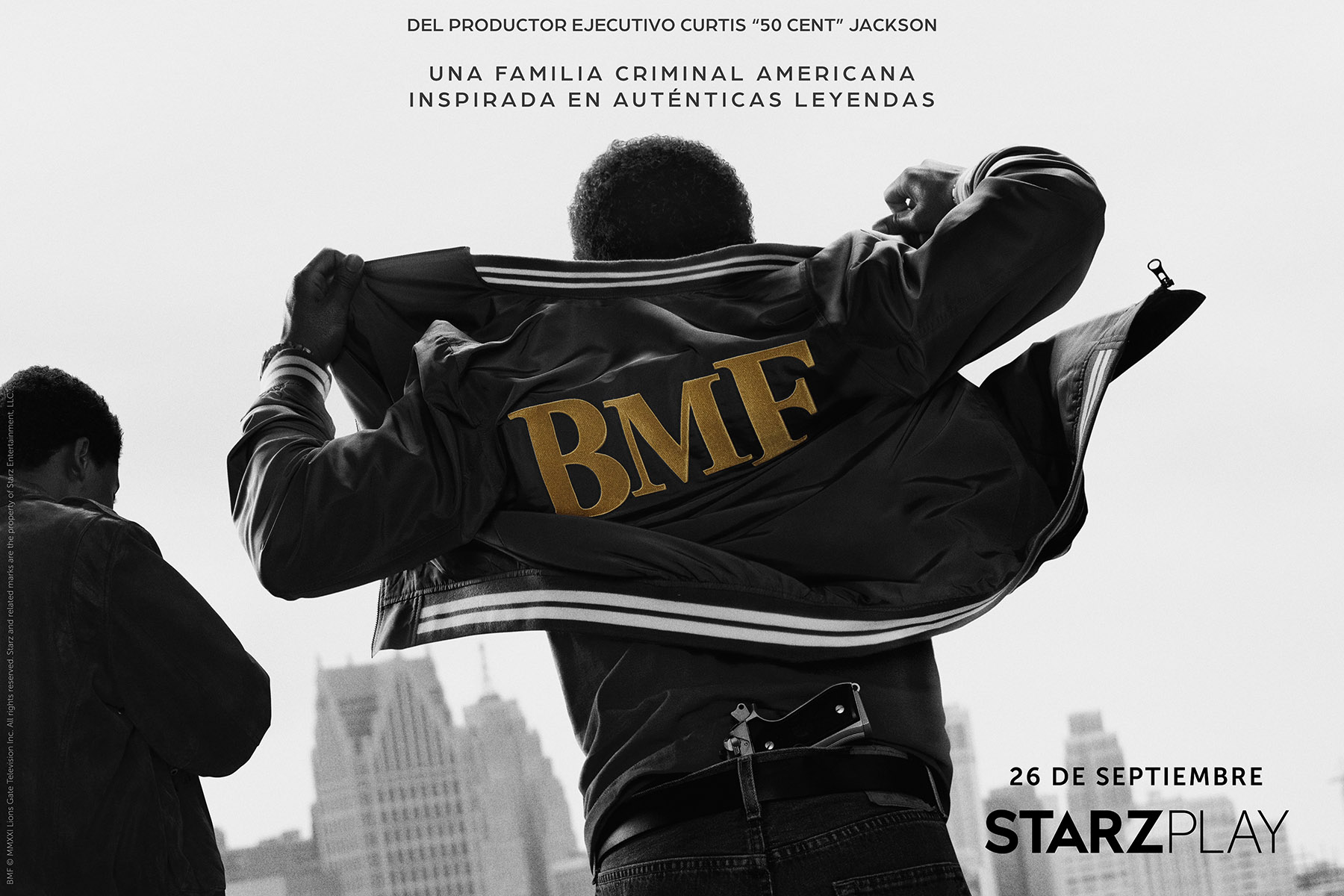 Starzplay anuncia el crimen dramático en los años 80’s “BMF”, la reciente serie del productor ejecutivo curtis “50” Cent Jackson, que se estrenará el domingo 26 de septiembre