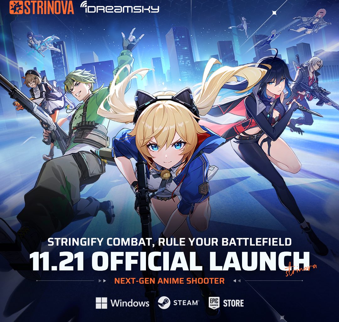 ¡Strinova: Shooter Anime Next-Gen con Estilo 3D/2D Disponible el 21 de Noviembre!