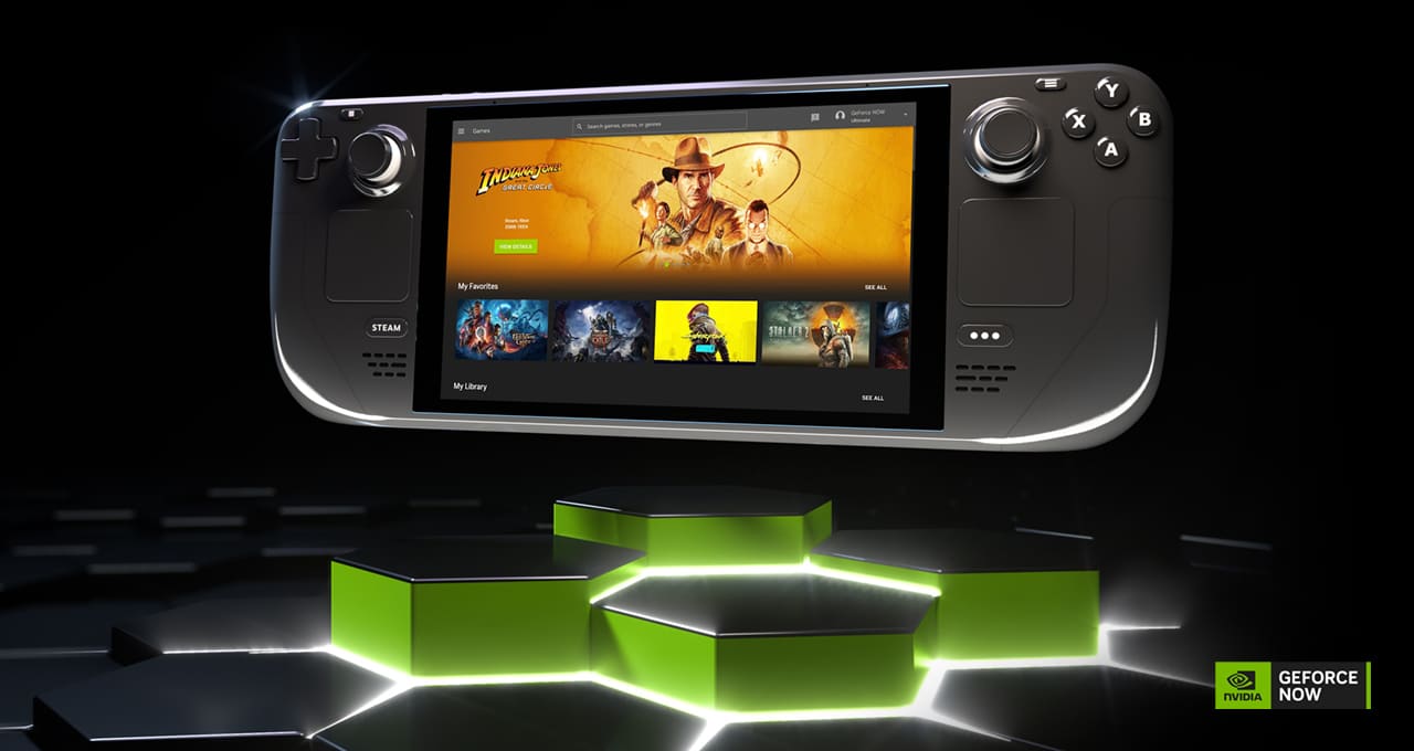 Los juegos de PC en la nube llegan a todas partes con nuevos dispositivos y juegos AAA en GeForce NOW #CES2025