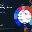 Evolución de las cuotas de mercado de servicios de streaming en México en 2024