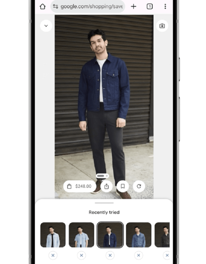 Pruébate ropa virtualmente usando IA de Google