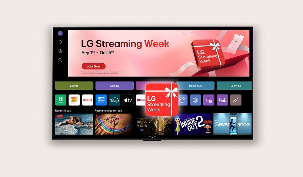 LG Streaming Week 2025 llega este otoño con una amplia selección de contenido para todos los gustos