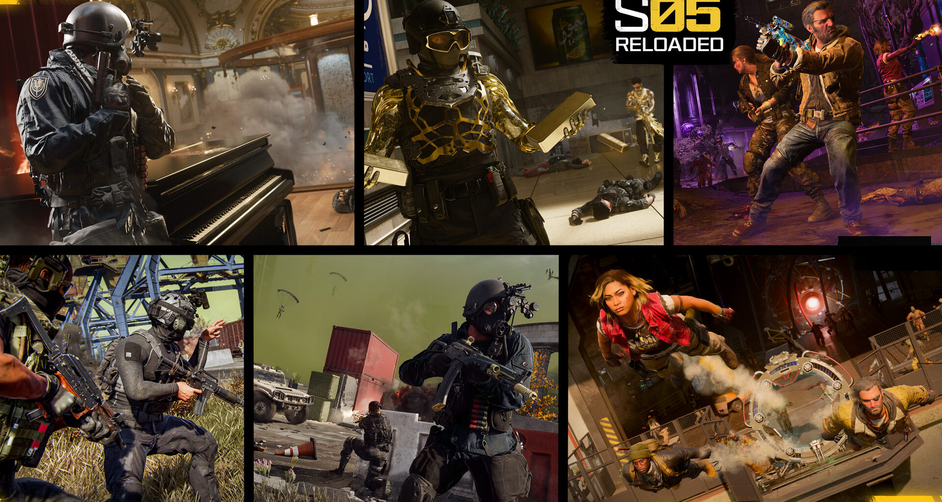 Temporada 5 Recargada de Call of Duty Black Ops 6 y Warzone llega con caos y recompensas