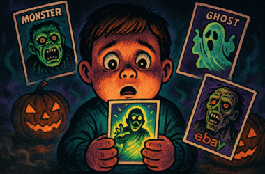 Coleccionistas buscan las tarjetas embrujadas más raras en eBay para Halloween 2025