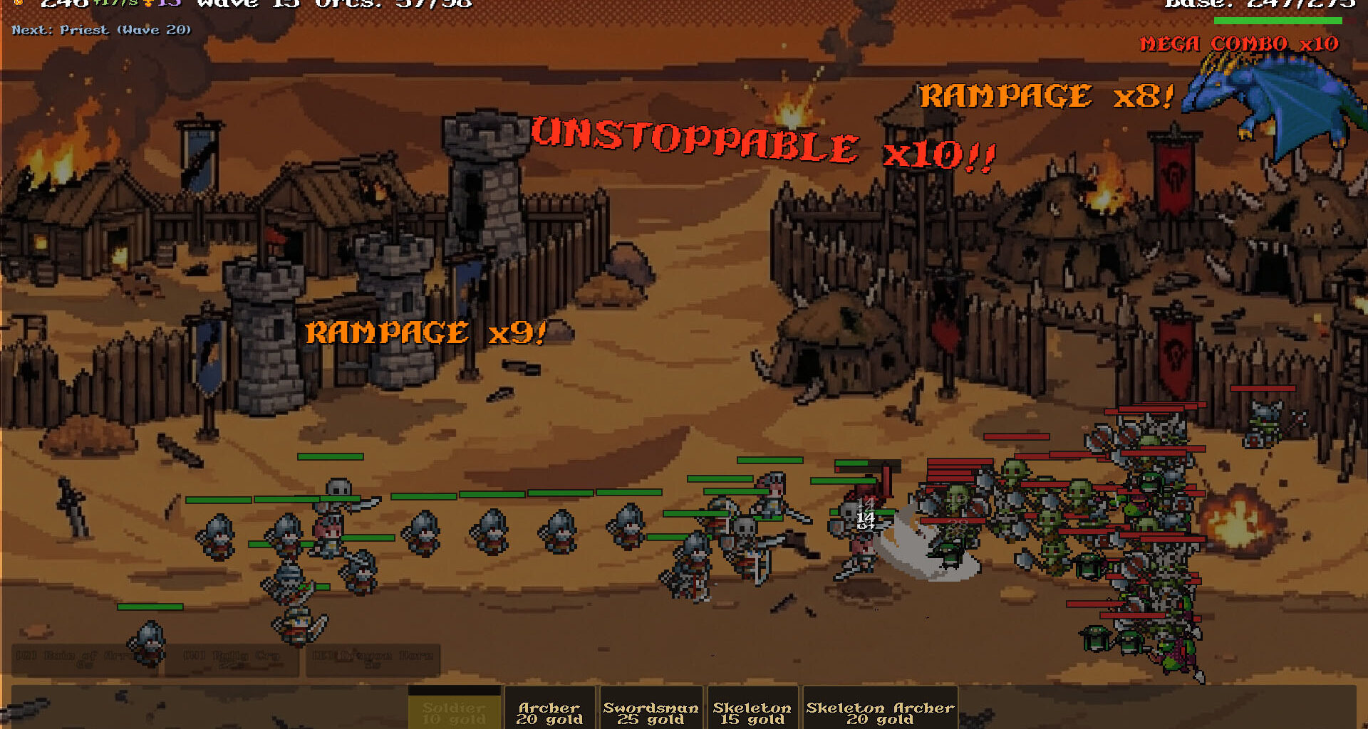 Revisión: Humans Vs Orcs – Estrategia incremental donde cada derrota fortalece tu ejército