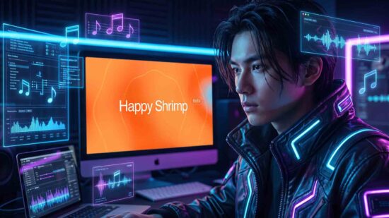 HappyShrimp 1.0: Crea canciones con IA con la versión china de Suno